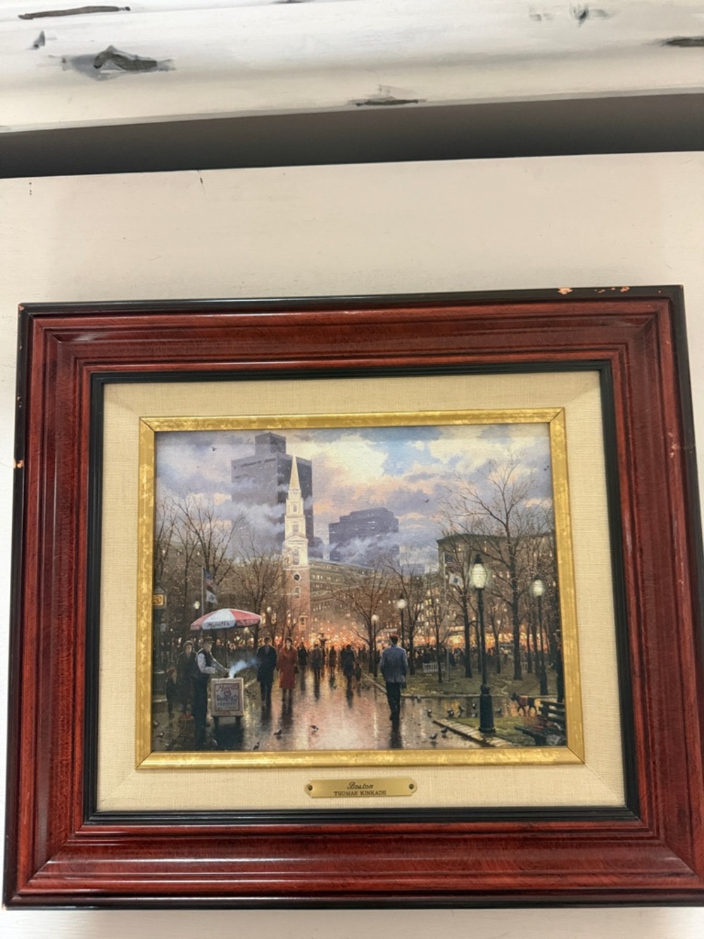 Boston By Thomas Kinkade Oil Painting Classic Collection Image in 1999